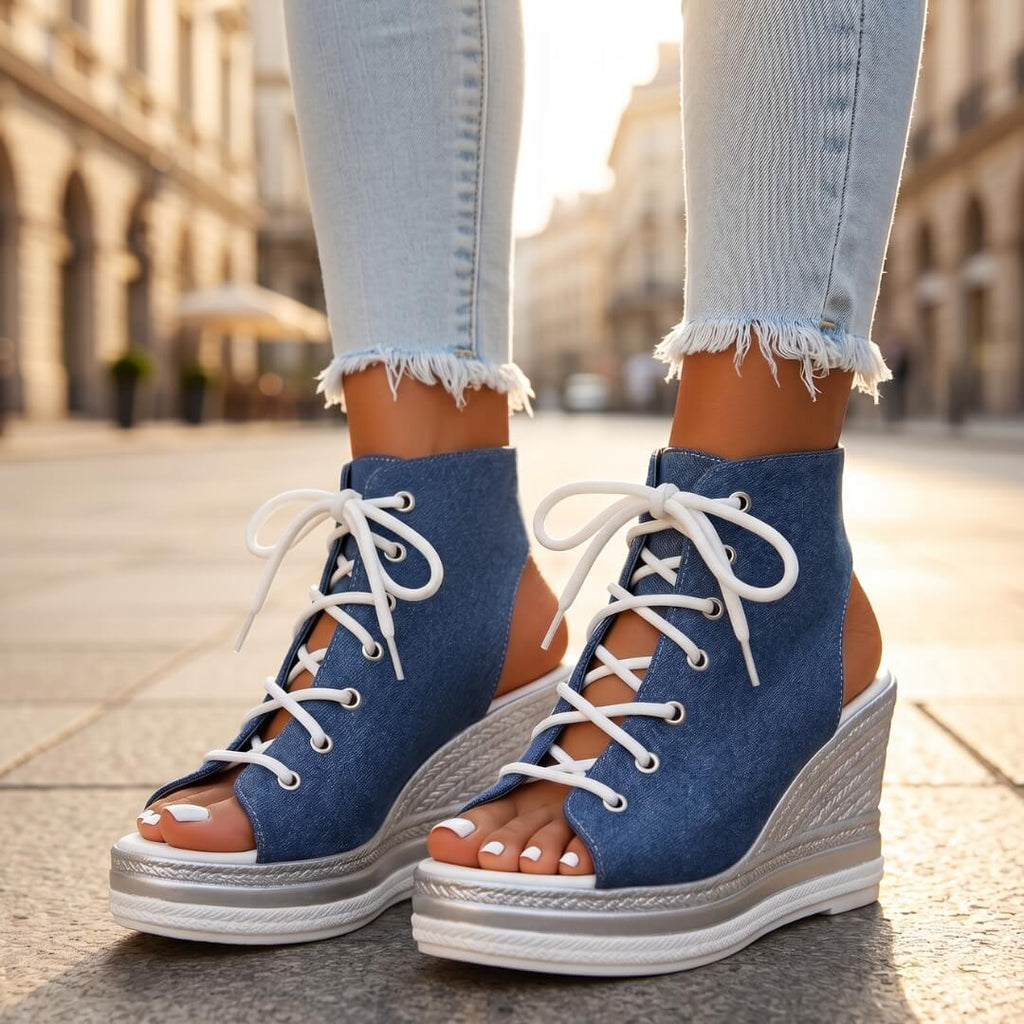 Ronnie Wedge Sandals