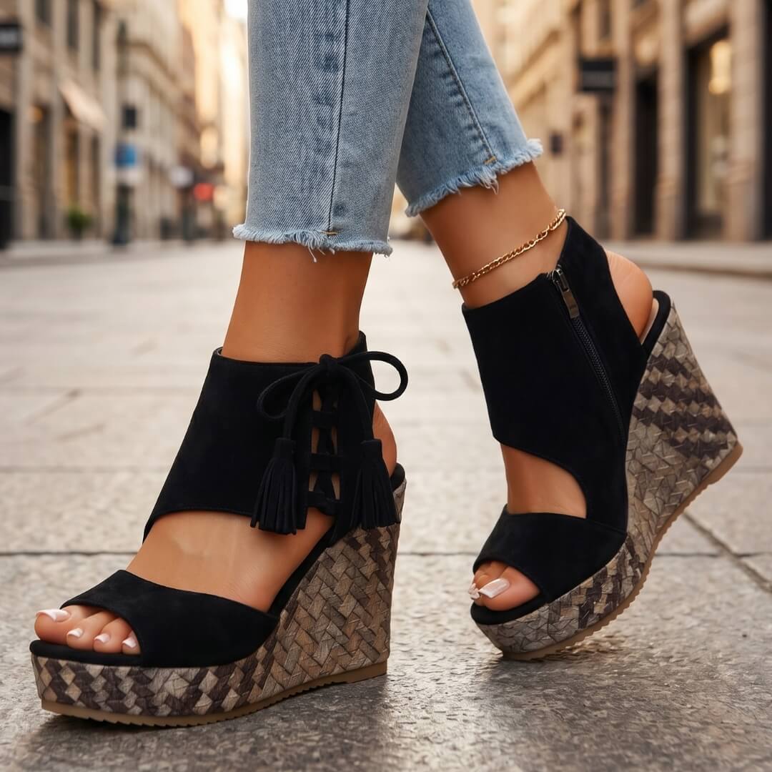 Rosmira Wedge Sandals