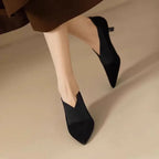 Elara Suede Heels
